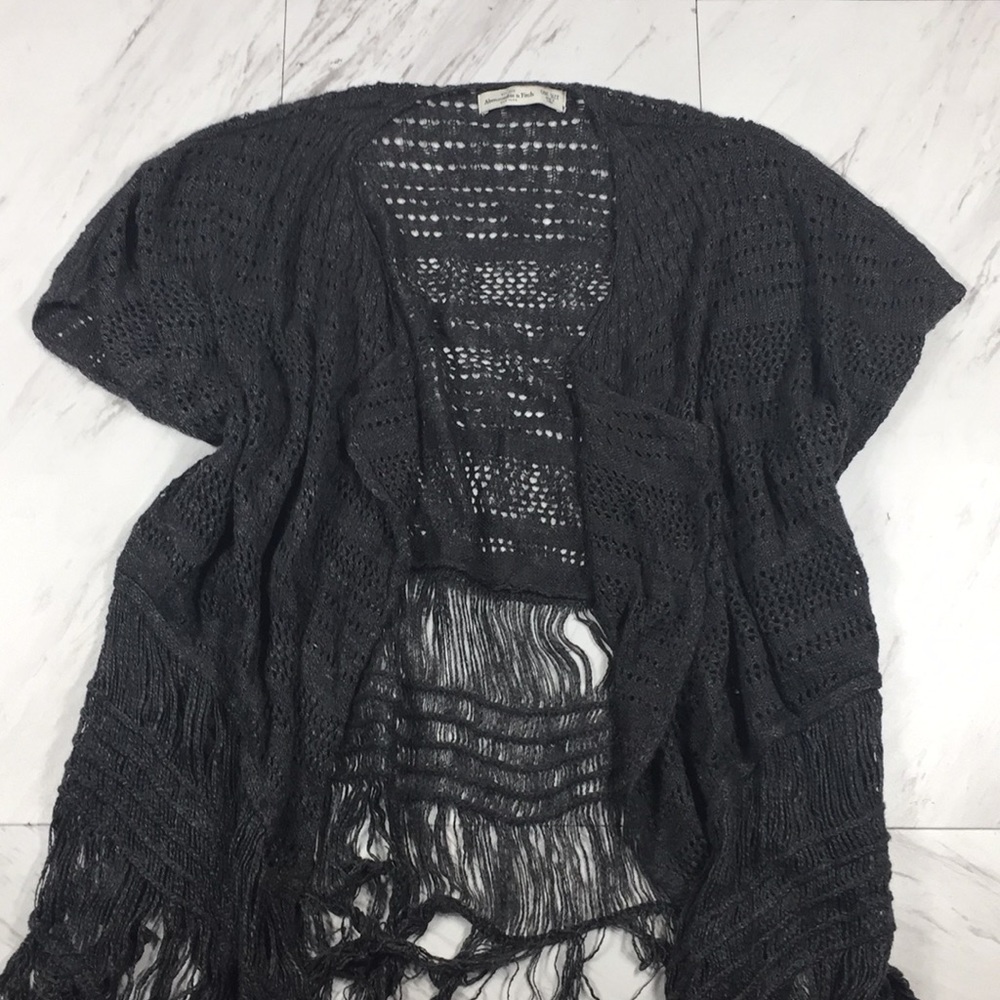 ⭐️ ABERCROMBIE & FITCH GRAY KNIT COVER UP